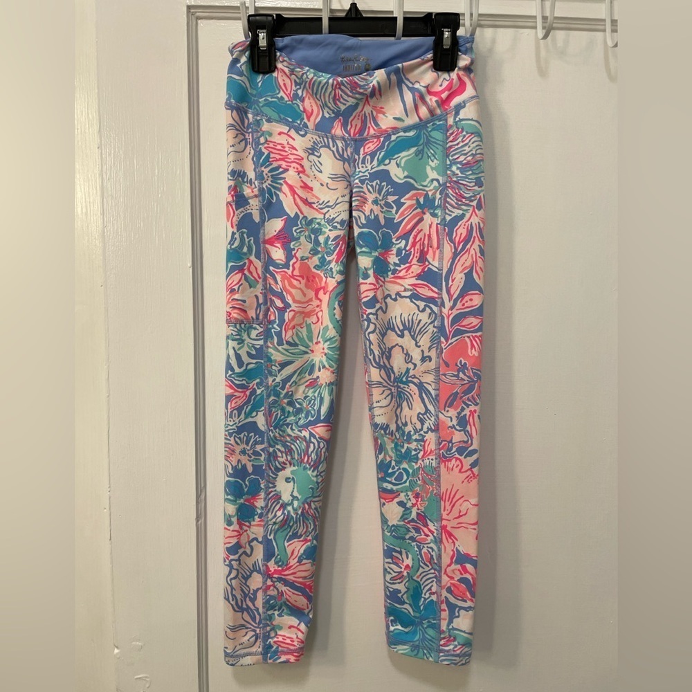Lilly Pulitzer Luxletic Viva La Lilly UPF 50+ Weekender Midi Leggings